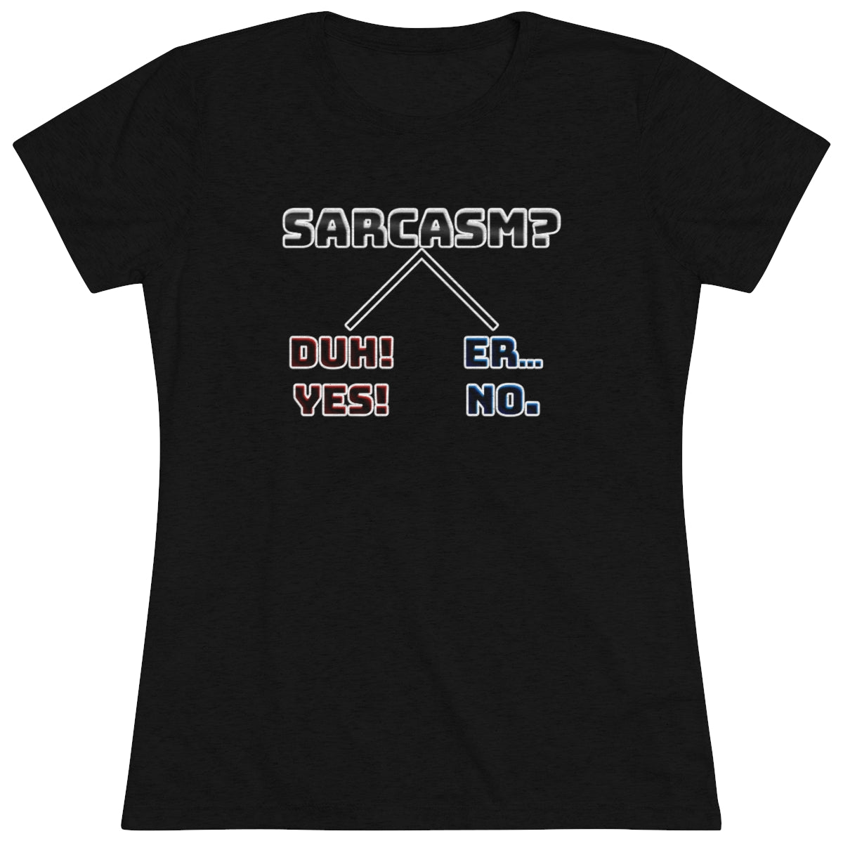 Sarcasm? You Choose- WomenBrainStorm Tees