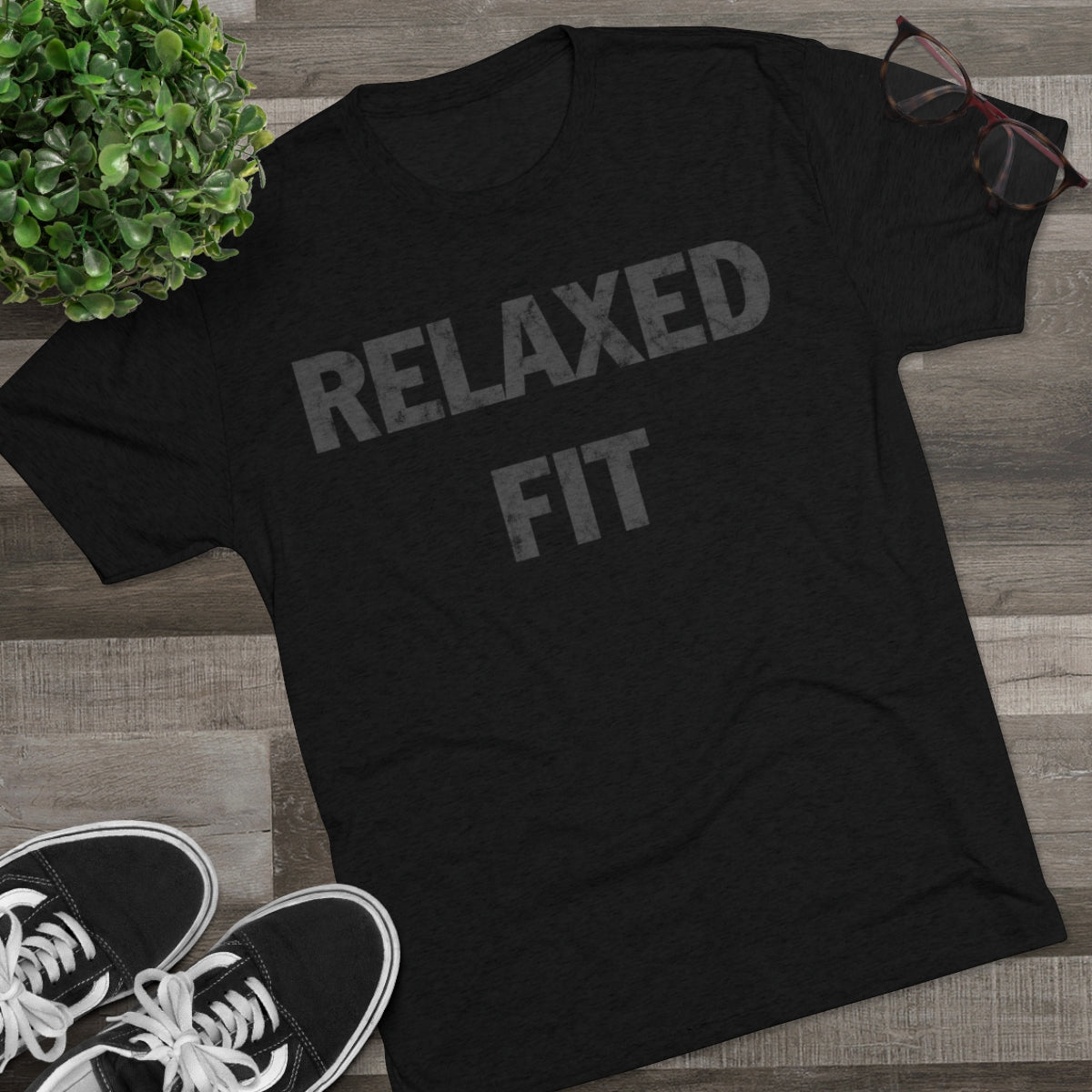 Relaxed Fit words tee- MenBrainStorm Tees