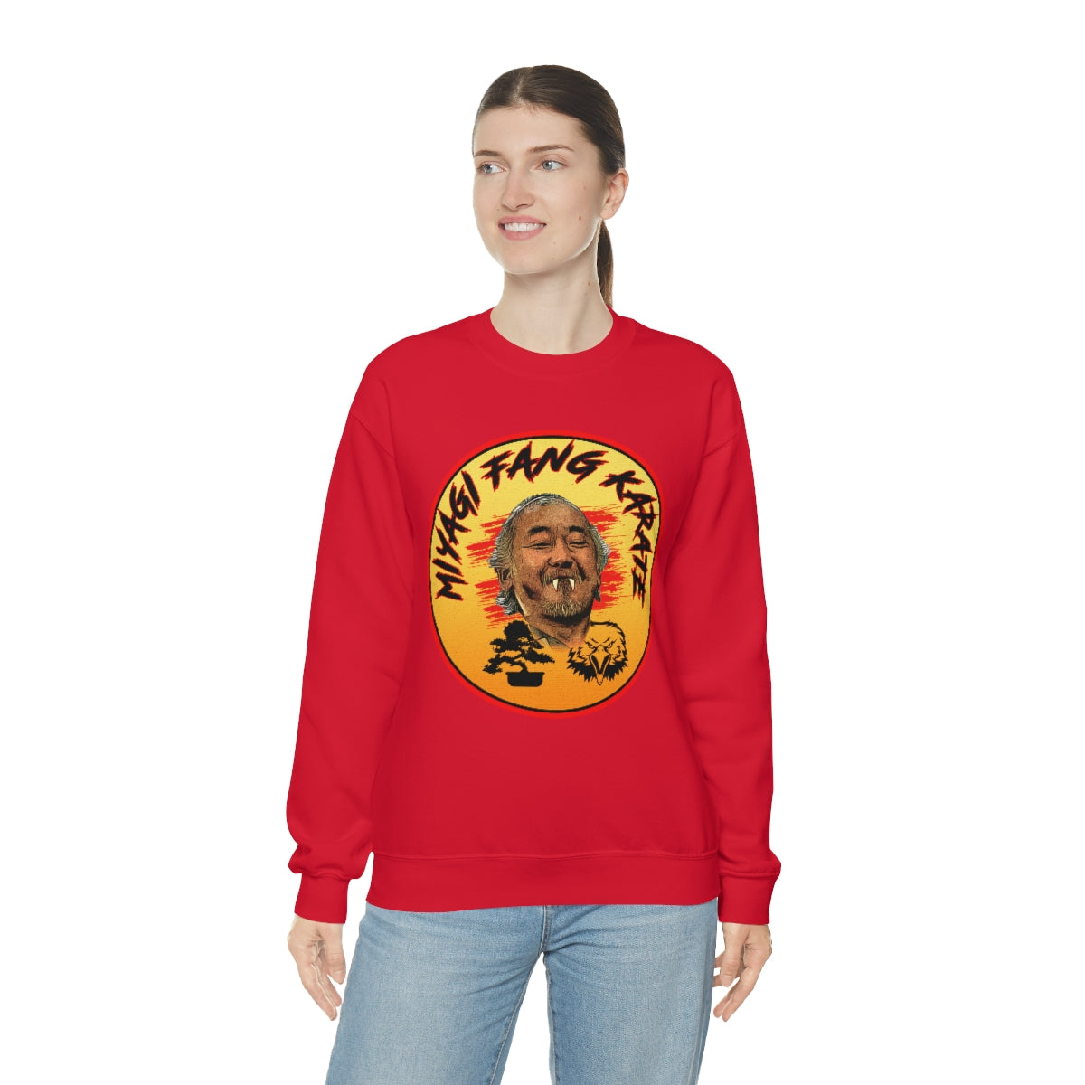 Mr. Myagi Fang - Cobra Kai - Unisex Heavy Blend™ Crewneck Sweatshirt