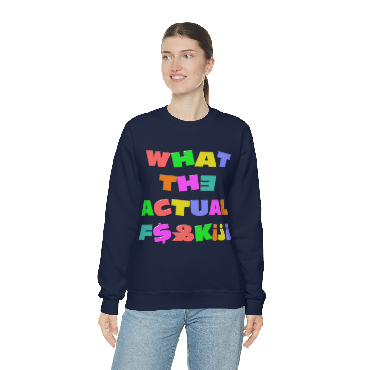 What The Actual F[product_title]K!?! Bright Letters Censored- Unisex Heavy Blend™ CBrainStorm Tees