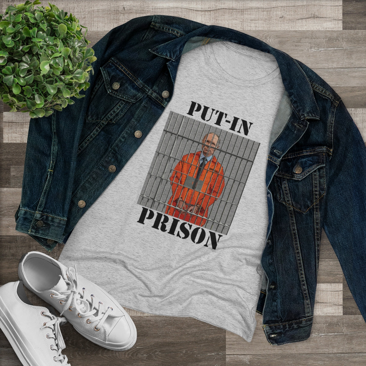 Put-in Prison- Put Putin in Prison- WomenBrainStorm Tees