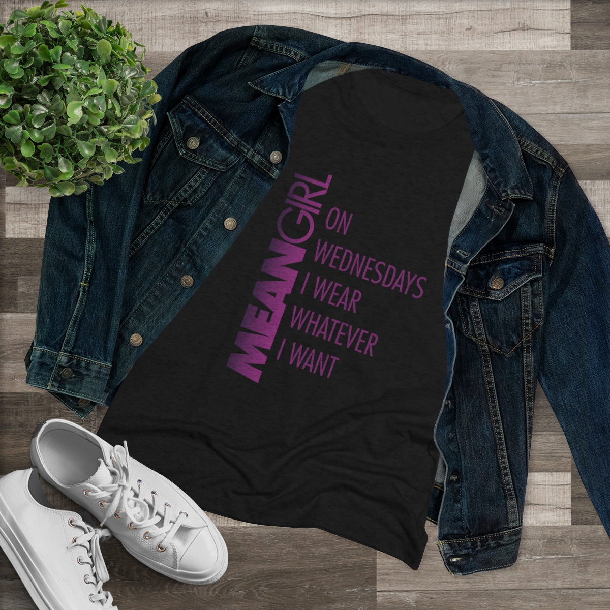 Mean Girls On Wednesdays We Wear Pink Parody- WomenBrainStorm Tees