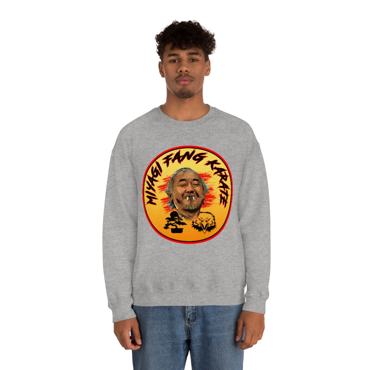 Mr. Myagi Fang - Cobra Kai - Unisex Heavy Blend™ Crewneck Sweatshirt