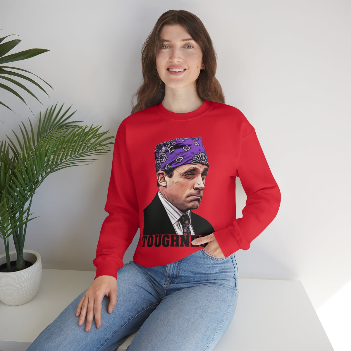 Toughness The Office "Prison Mike" - Unisex Heavy Blend™ Crewneck Sweatshirt