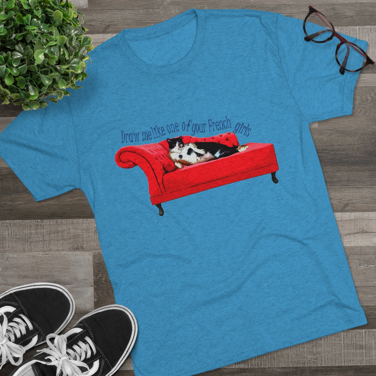 Titanic Chonky Cat- Draw me like one of your French girls- MenBrainStorm Tees