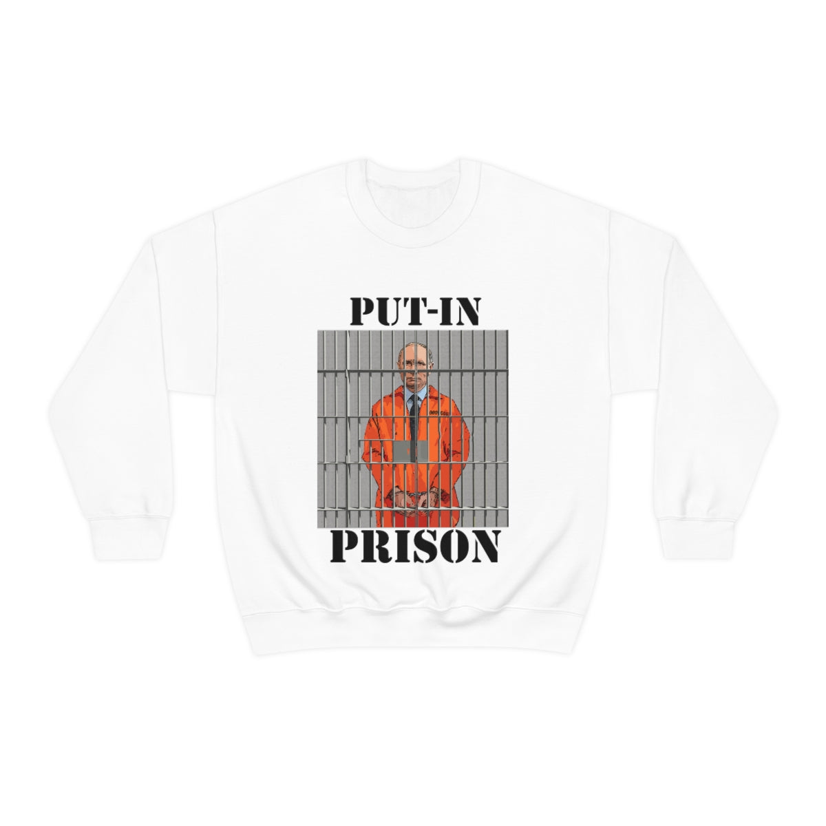 Put-in Prison- Put Putin in Prison- Unisex Heavy Blend™ Crewneck SweatBrainStorm Tees