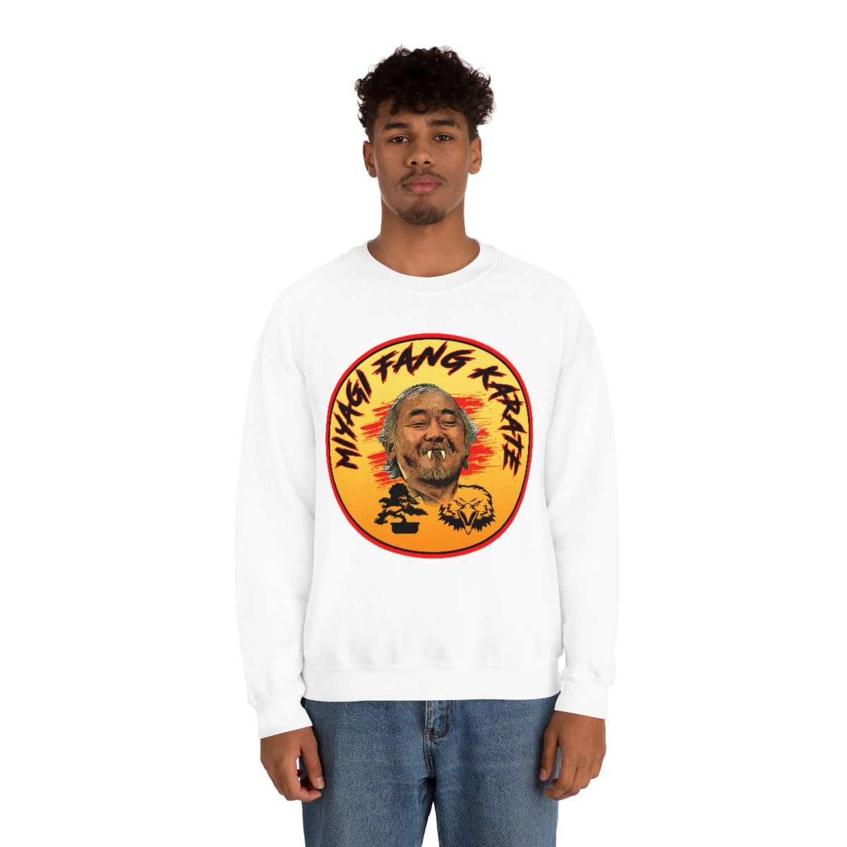 Mr. Myagi Fang - Cobra Kai - Unisex Heavy Blend™ Crewneck Sweatshirt