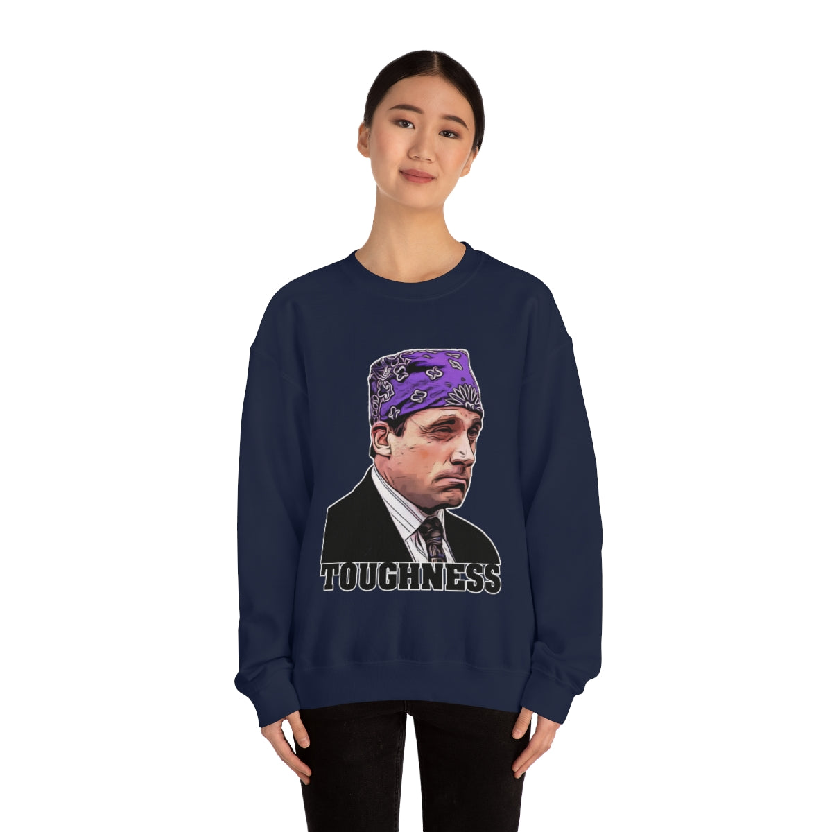 Toughness The Office "Prison Mike" - Unisex Heavy Blend™ Crewneck Sweatshirt