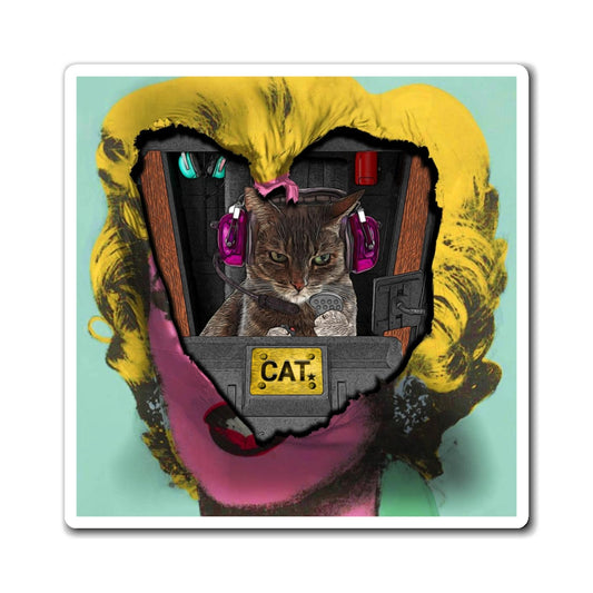 Cat breaking through Warhol's Marilyn-MagnetsBrainStorm Tees