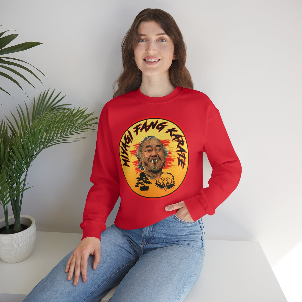 Mr. Myagi Fang - Cobra Kai - Unisex Heavy Blend™ Crewneck Sweatshirt