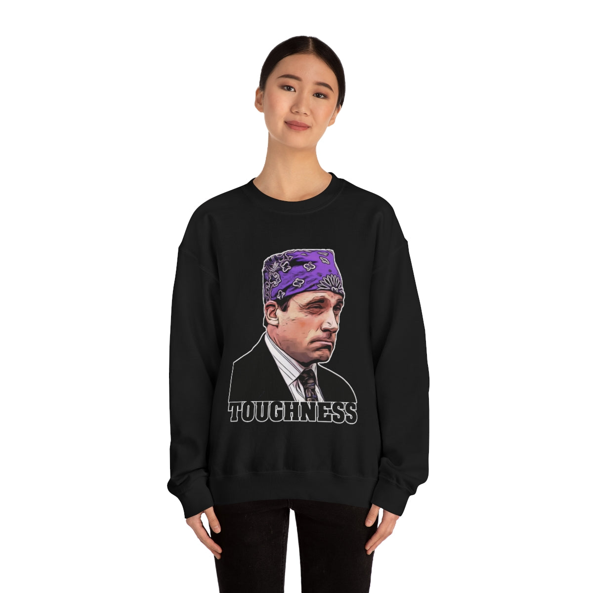 Toughness The Office "Prison Mike" - Unisex Heavy Blend™ Crewneck Sweatshirt