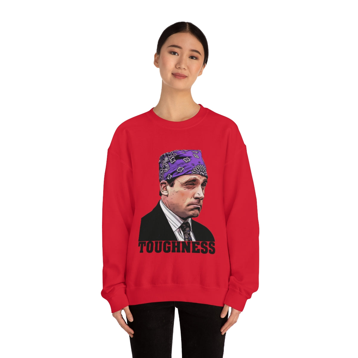 Toughness The Office "Prison Mike" - Unisex Heavy Blend™ Crewneck Sweatshirt