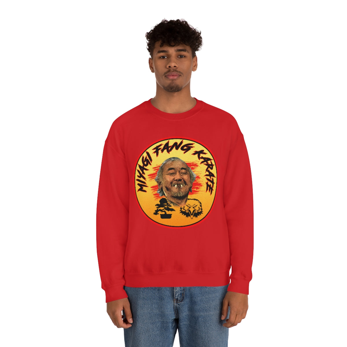 Mr. Myagi Fang - Cobra Kai - Unisex Heavy Blend™ Crewneck Sweatshirt