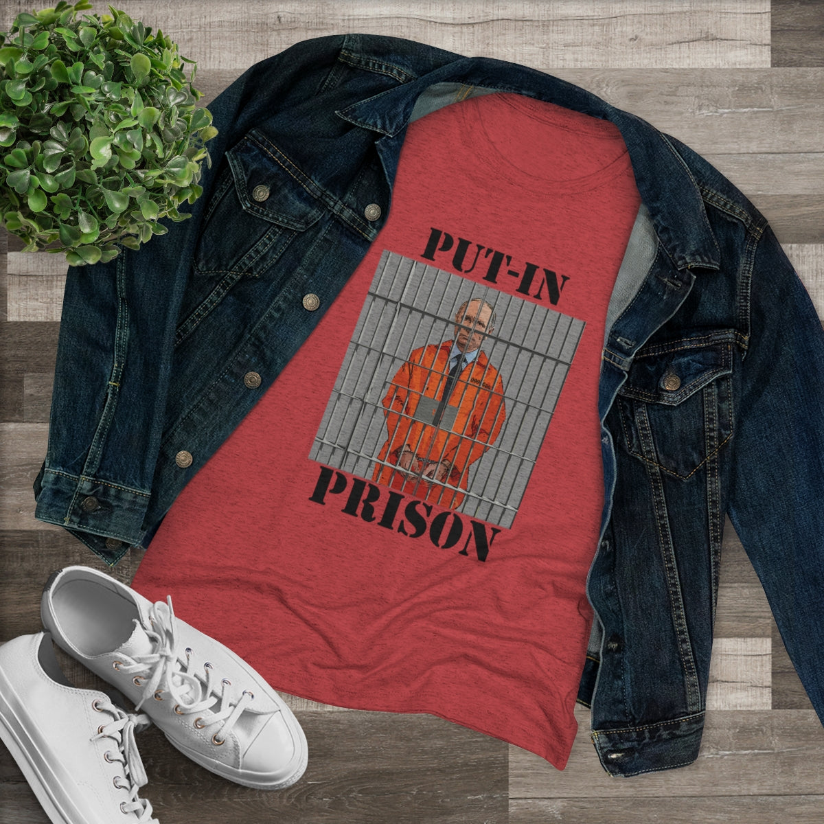 Put-in Prison- Put Putin in Prison- WomenBrainStorm Tees