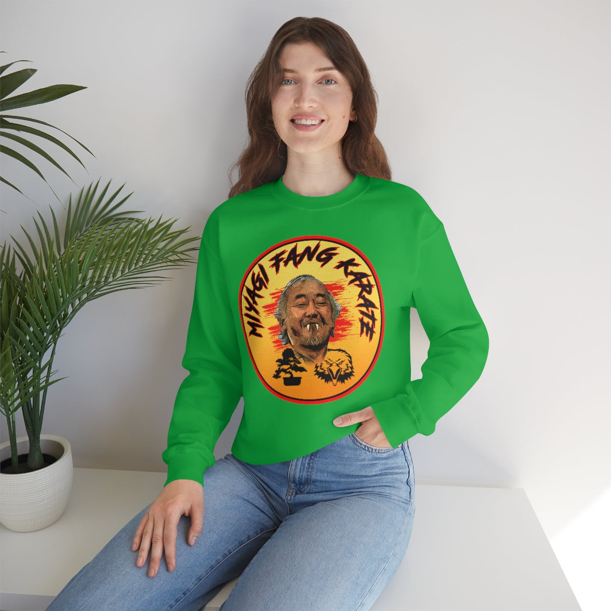 Mr. Myagi Fang - Cobra Kai - Unisex Heavy Blend™ Crewneck Sweatshirt