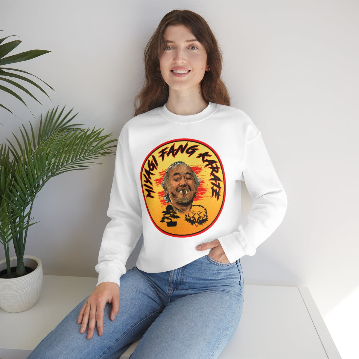 Mr. Myagi Fang - Cobra Kai - Unisex Heavy Blend™ Crewneck Sweatshirt