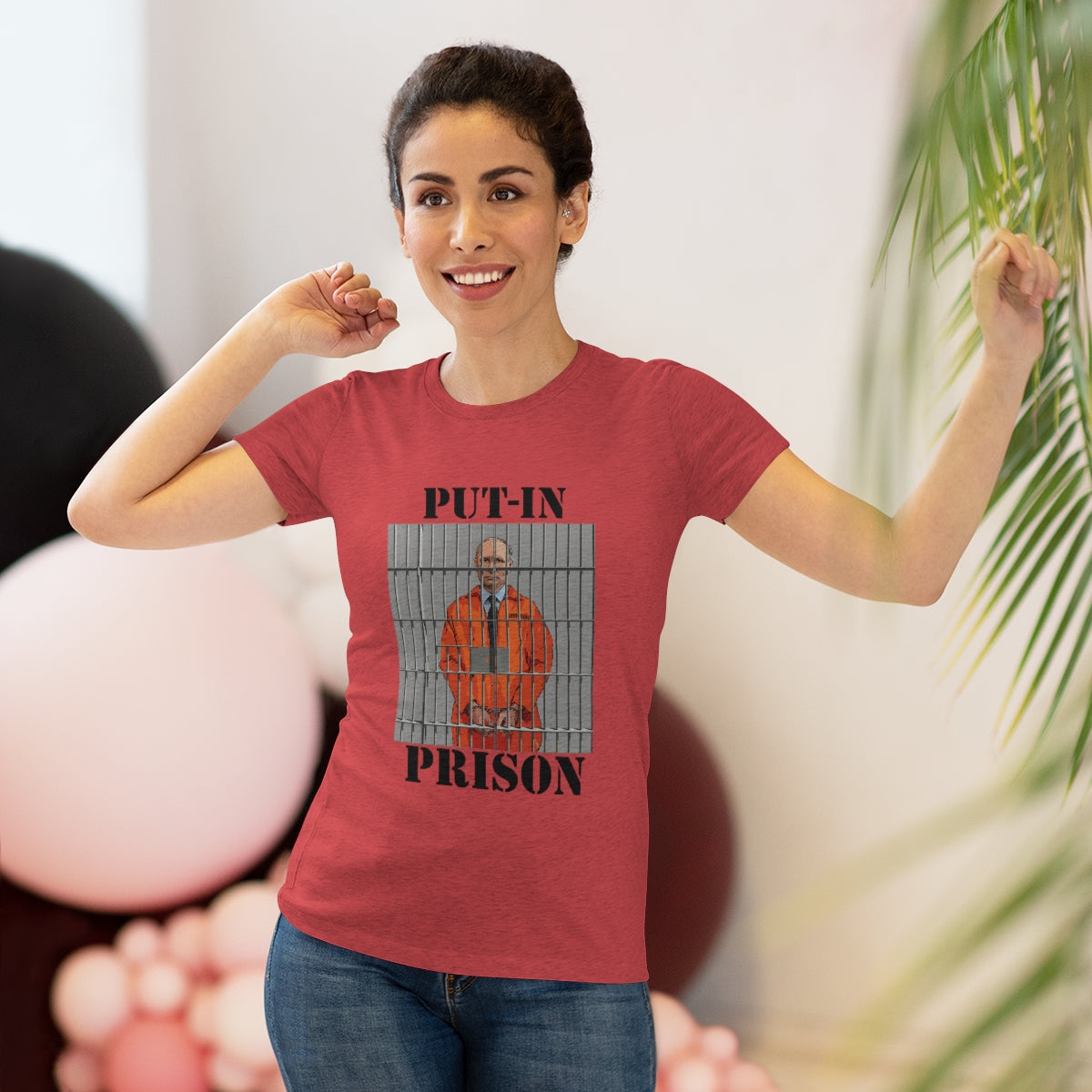 Put-in Prison- Put Putin in Prison- WomenBrainStorm Tees