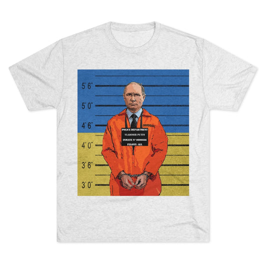 Putin Mugshot Ukraine- Men - BrainStorm Tees - T-Shirt