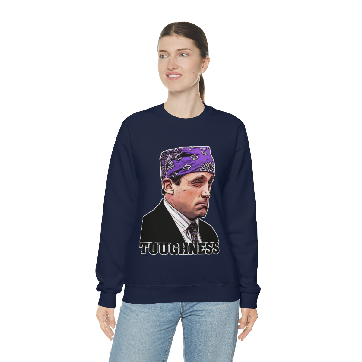 Toughness The Office "Prison Mike" - Unisex Heavy Blend™ Crewneck Sweatshirt