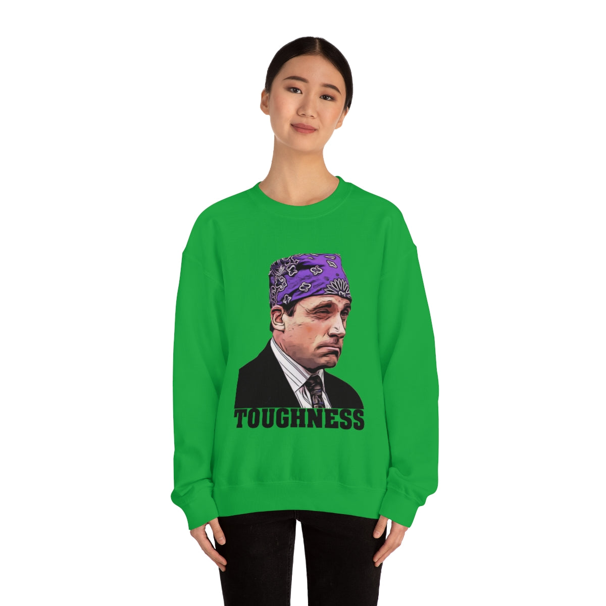 Toughness The Office "Prison Mike" - Unisex Heavy Blend™ Crewneck Sweatshirt