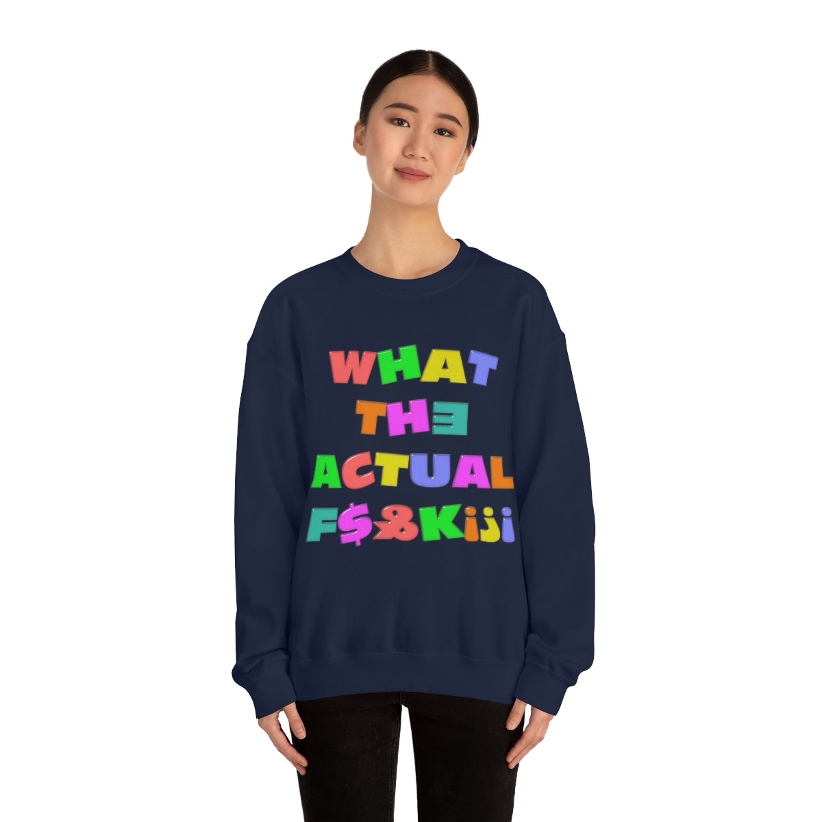 What The Actual F[product_title]K!?! Bright Letters Censored- Unisex Heavy Blend™ CBrainStorm Tees