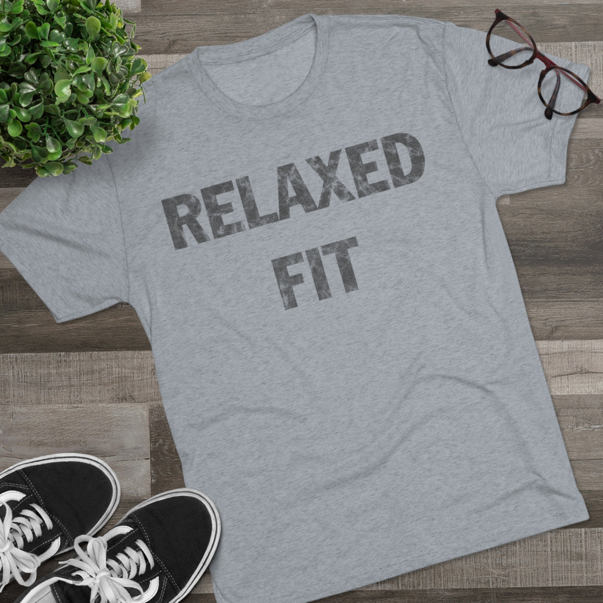 Relaxed Fit words tee- MenBrainStorm Tees