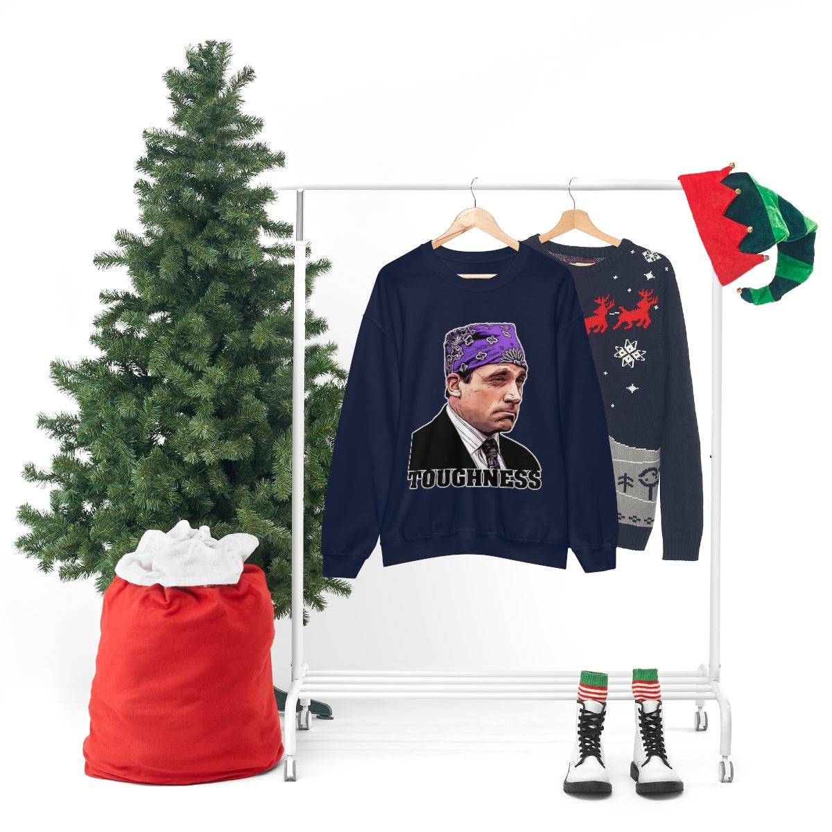 Toughness The Office "Prison Mike" - Unisex Heavy Blend™ Crewneck Sweatshirt