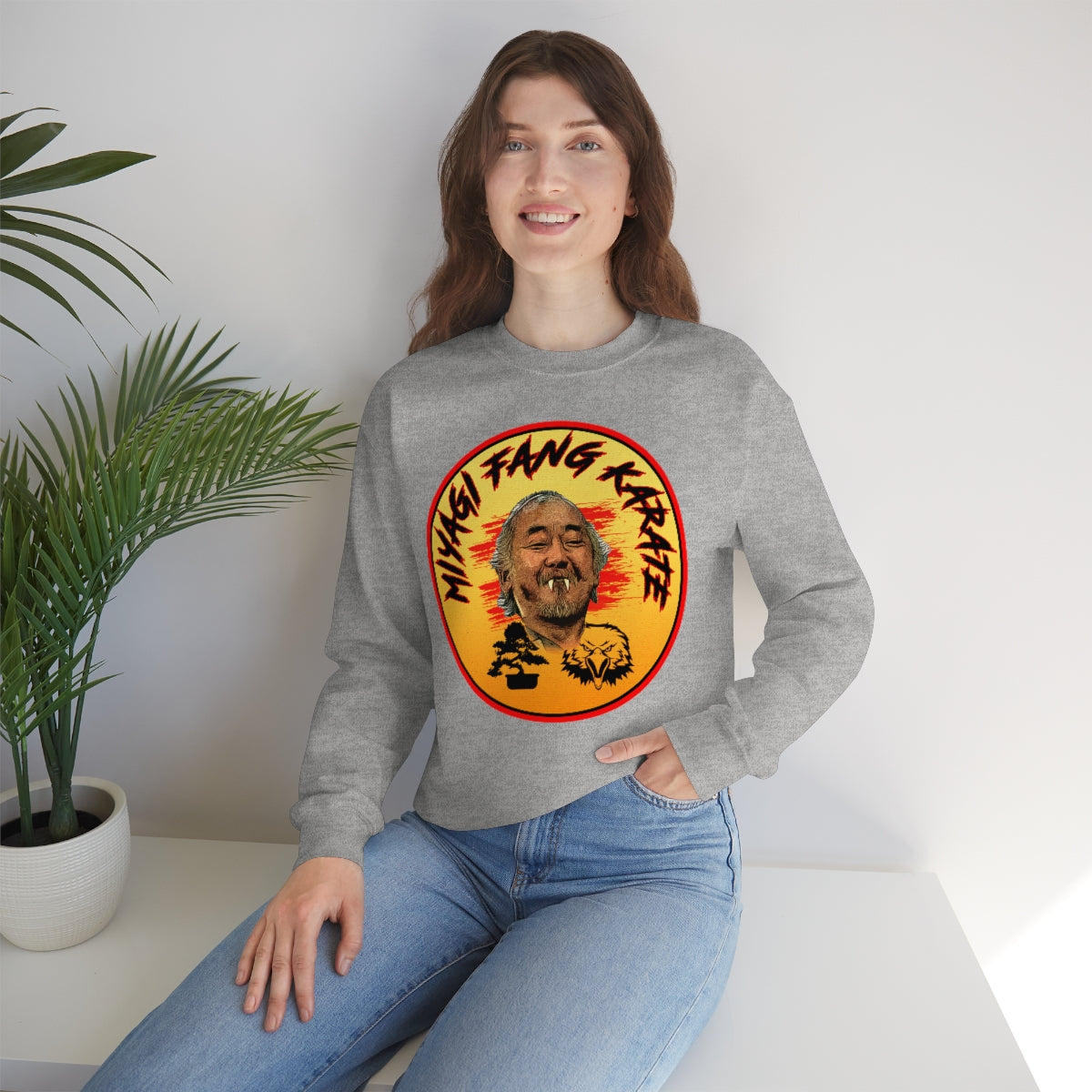 Mr. Myagi Fang - Cobra Kai - Unisex Heavy Blend™ Crewneck Sweatshirt