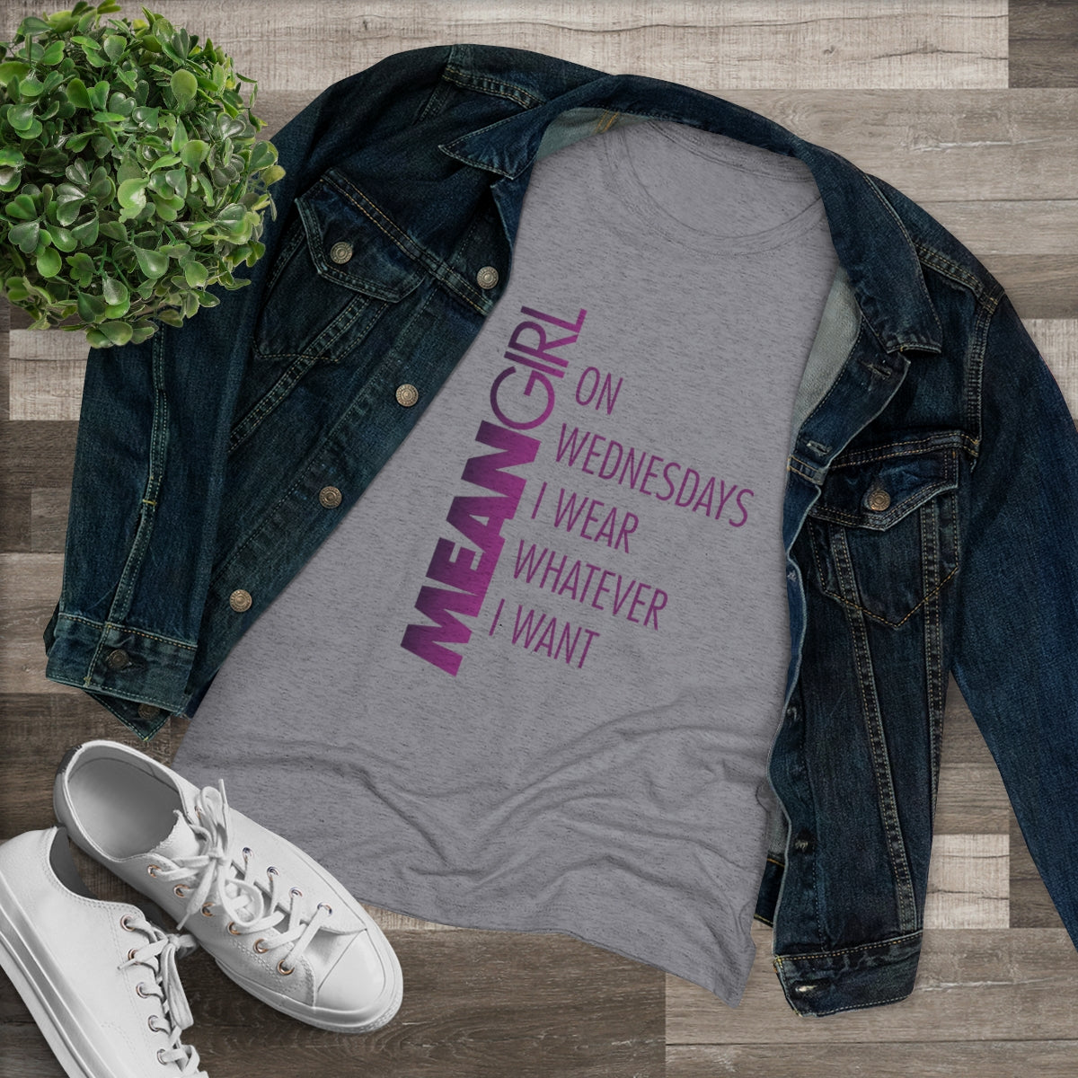 Mean Girls On Wednesdays We Wear Pink Parody- WomenBrainStorm Tees