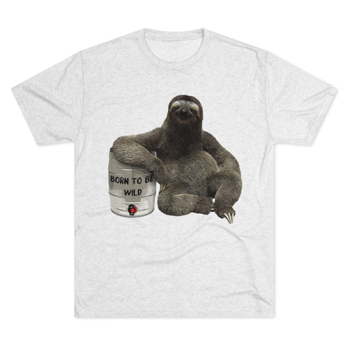 Born to be wild- Party Sloth with beer keg- Men