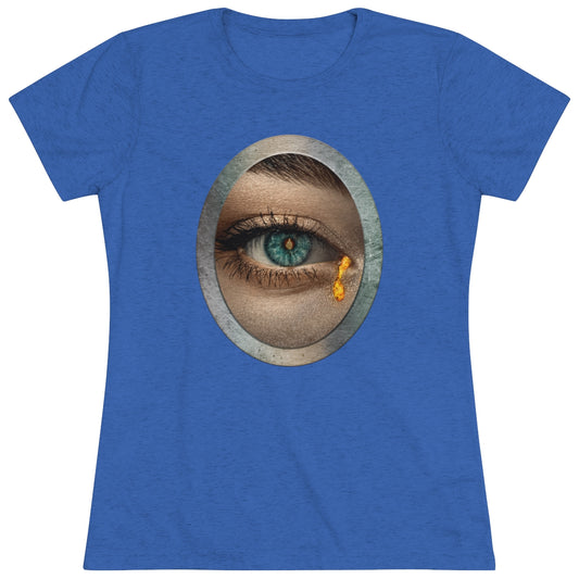 Middle Finger Eye is the Window to the Soul on fire- WomenBrainStorm Tees