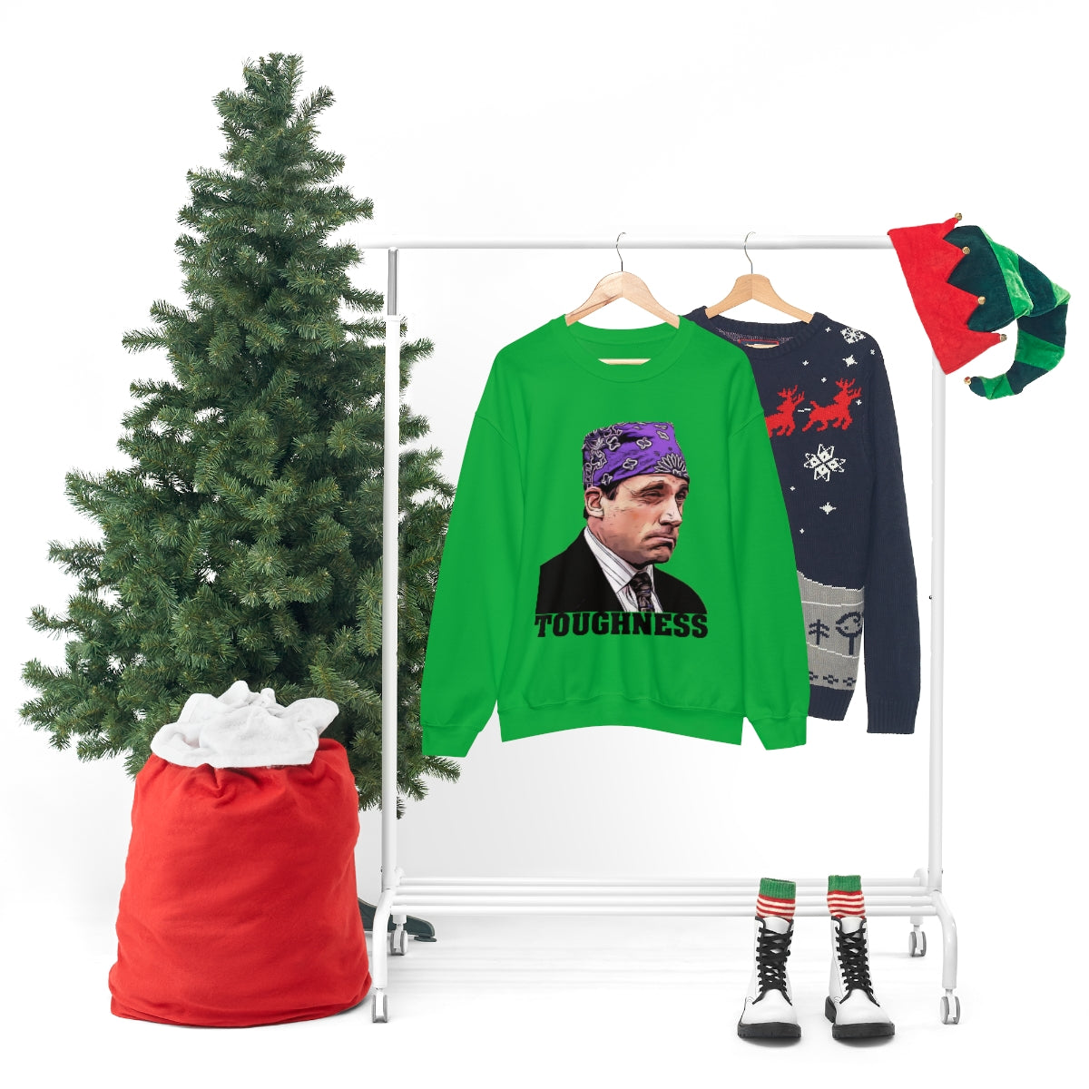 Toughness The Office "Prison Mike" - Unisex Heavy Blend™ Crewneck Sweatshirt