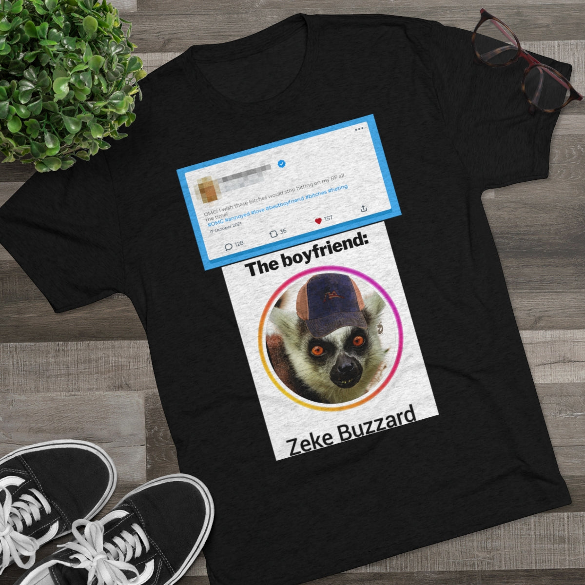 Precious Boyfriend Lemur Instagram Blast post- MenBrainStorm Tees