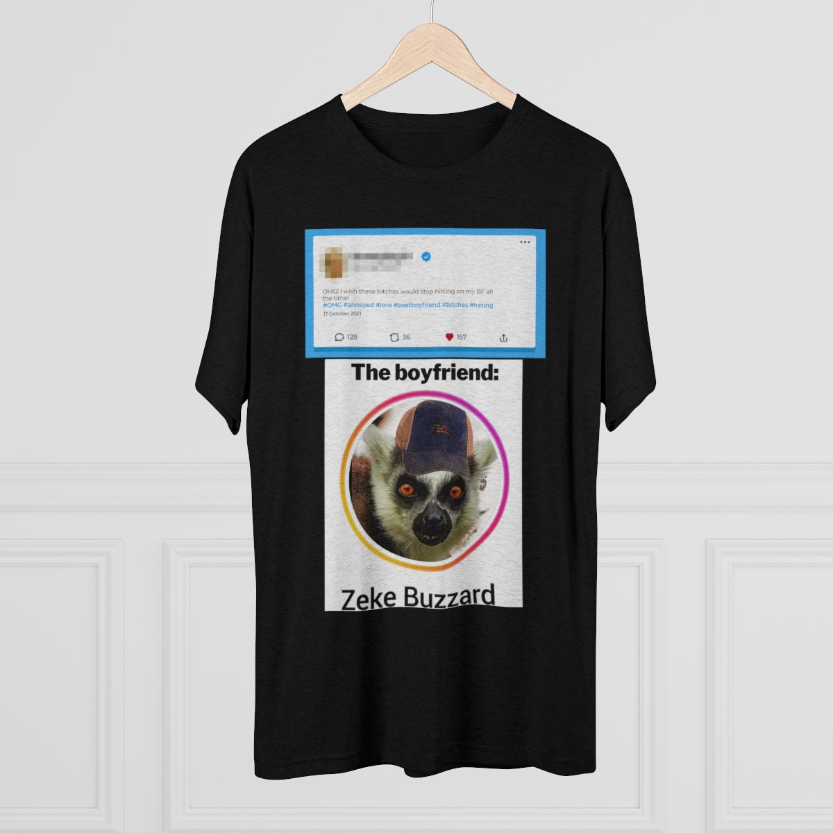 Precious Boyfriend Lemur Instagram Blast post- MenBrainStorm Tees