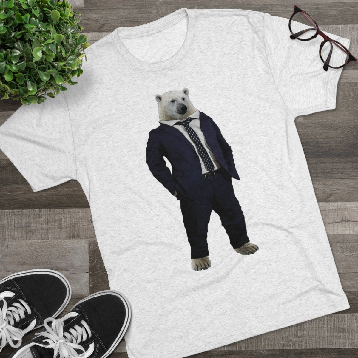 Don't Ask Me Why! Polar bear in a suit- Men