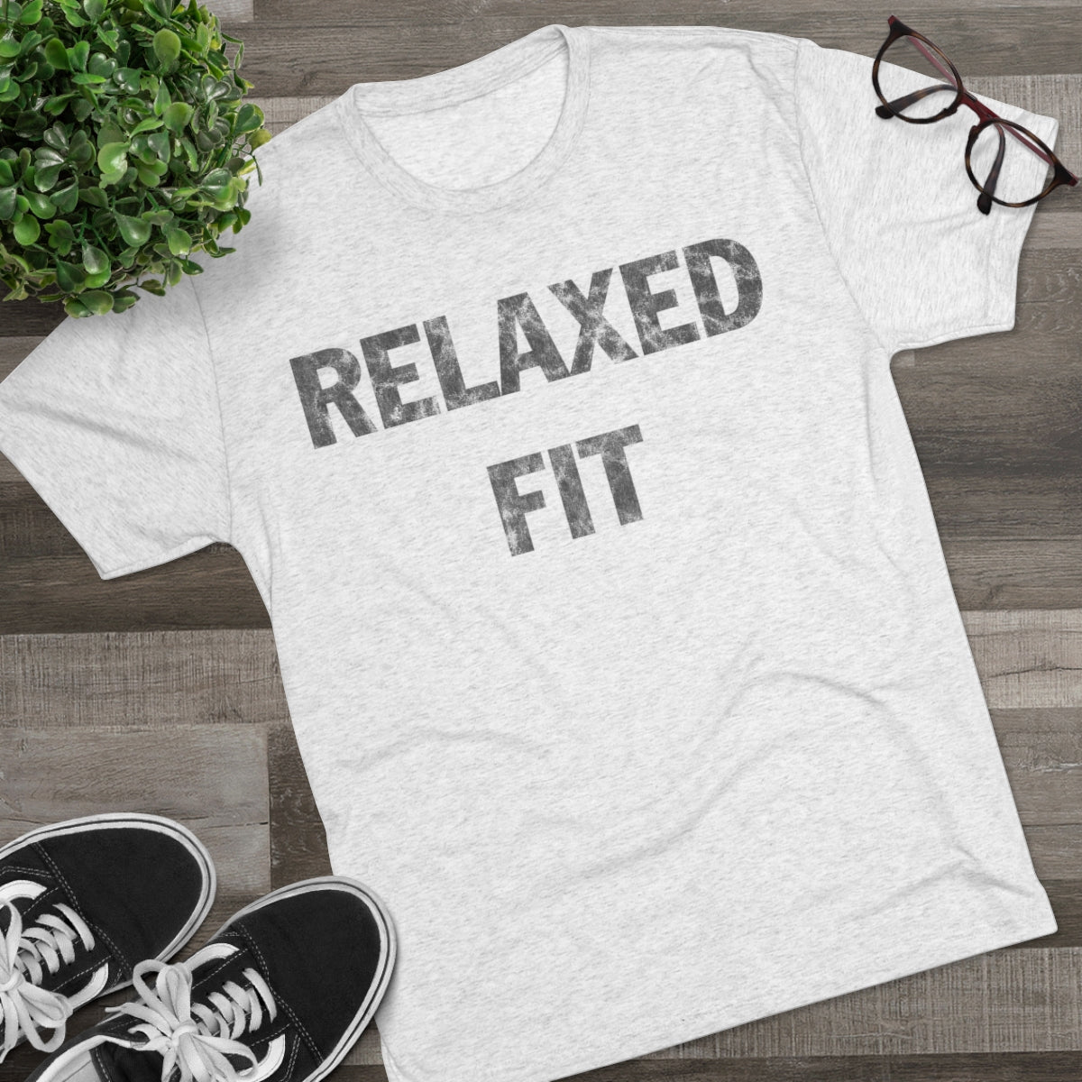 Relaxed Fit words tee- MenBrainStorm Tees