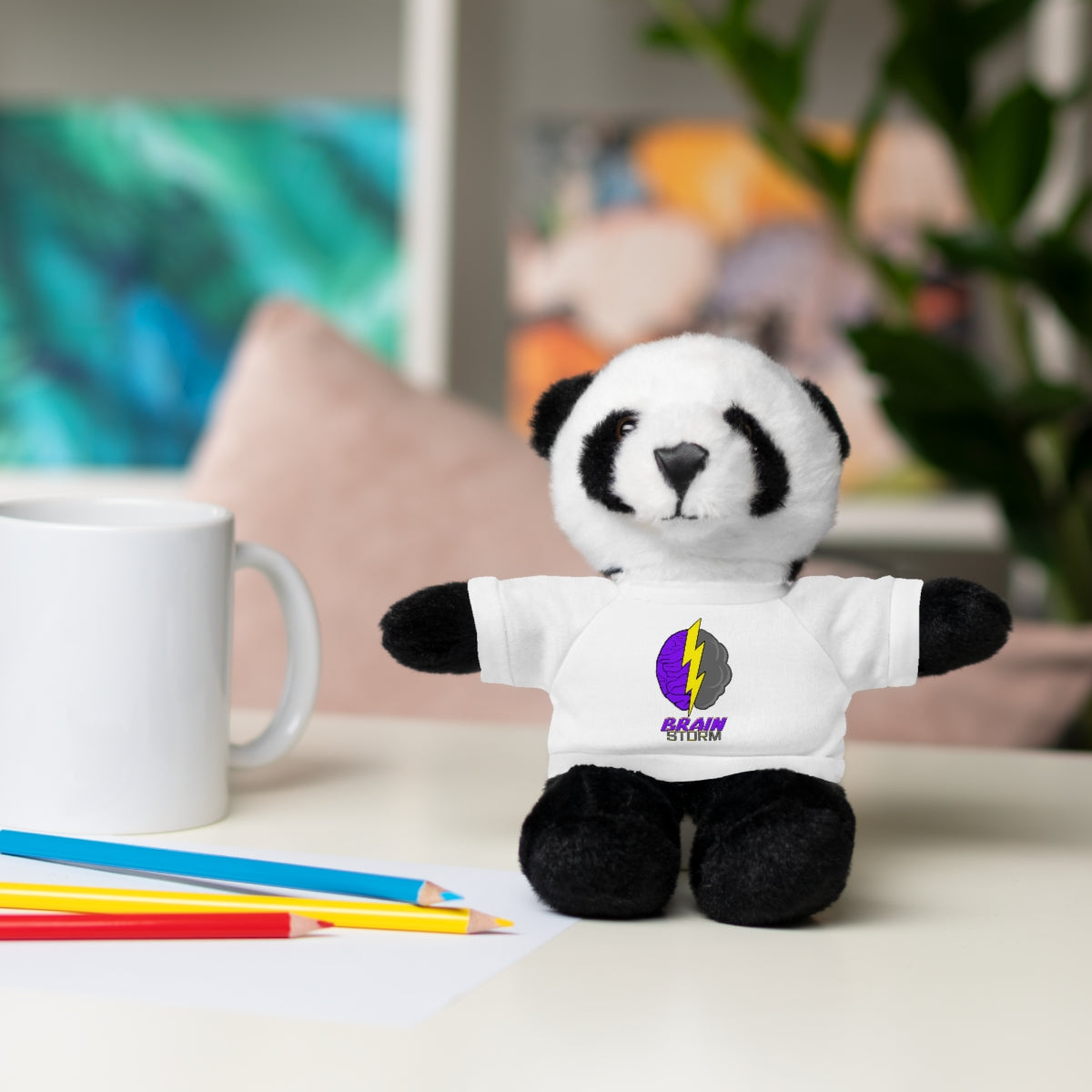 BrainStorm Logo-Stuffed Animals with TeeBrainStorm Tees