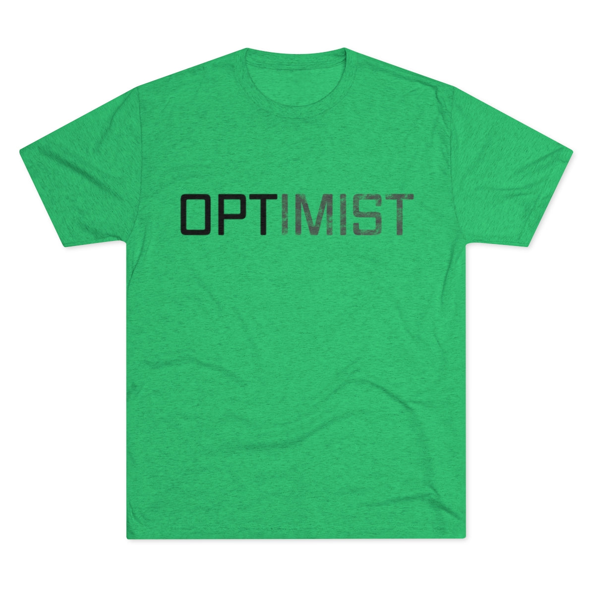 OPTIMIST word design -MenBrainStorm Tees