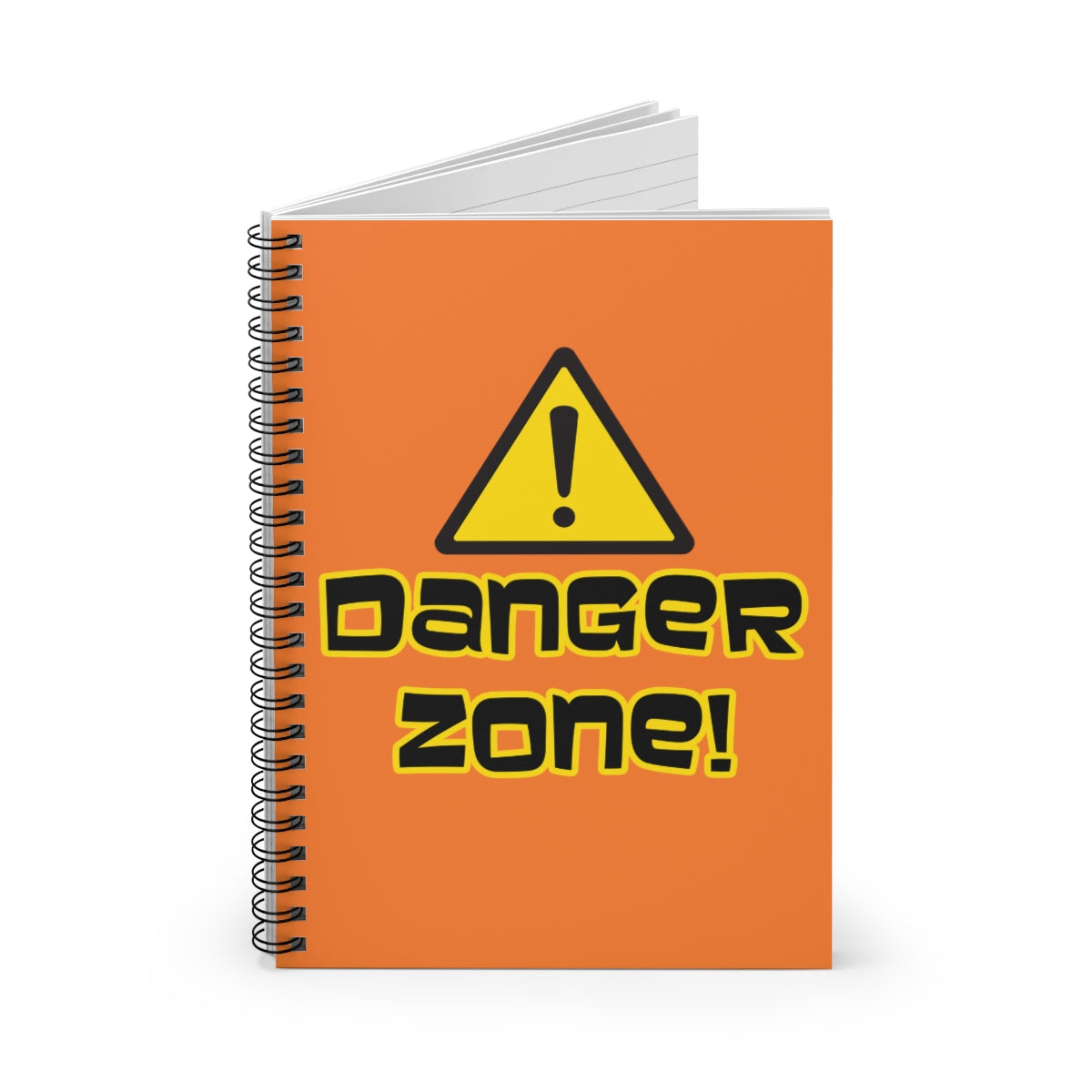 Danger Zone! Archer themed -Spiral Notebook - Ruled LineBrainStorm Tees