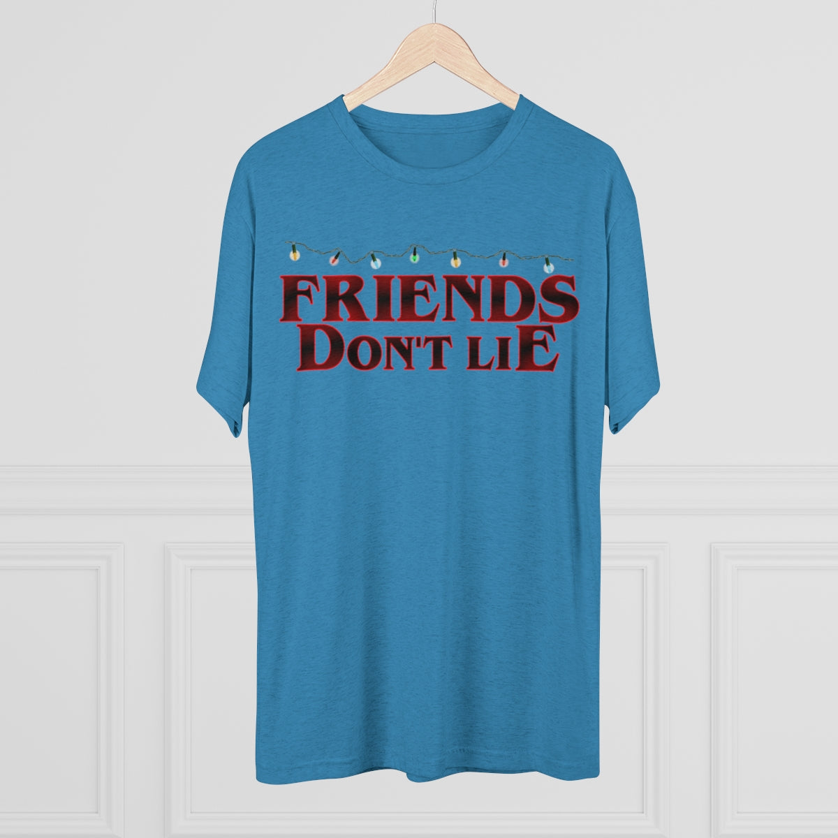 Friends Don't Lie Stranger Things Logo Style- MenBrainStorm Tees