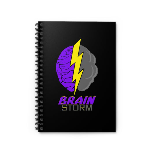 BrainStorm Branded Logo-Spiral Notebook - Ruled LineBrainStorm Tees