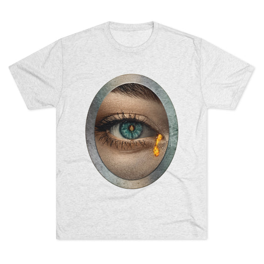 Middle Finger Eye is the Window to the Soul on fire -MenBrainStorm Tees