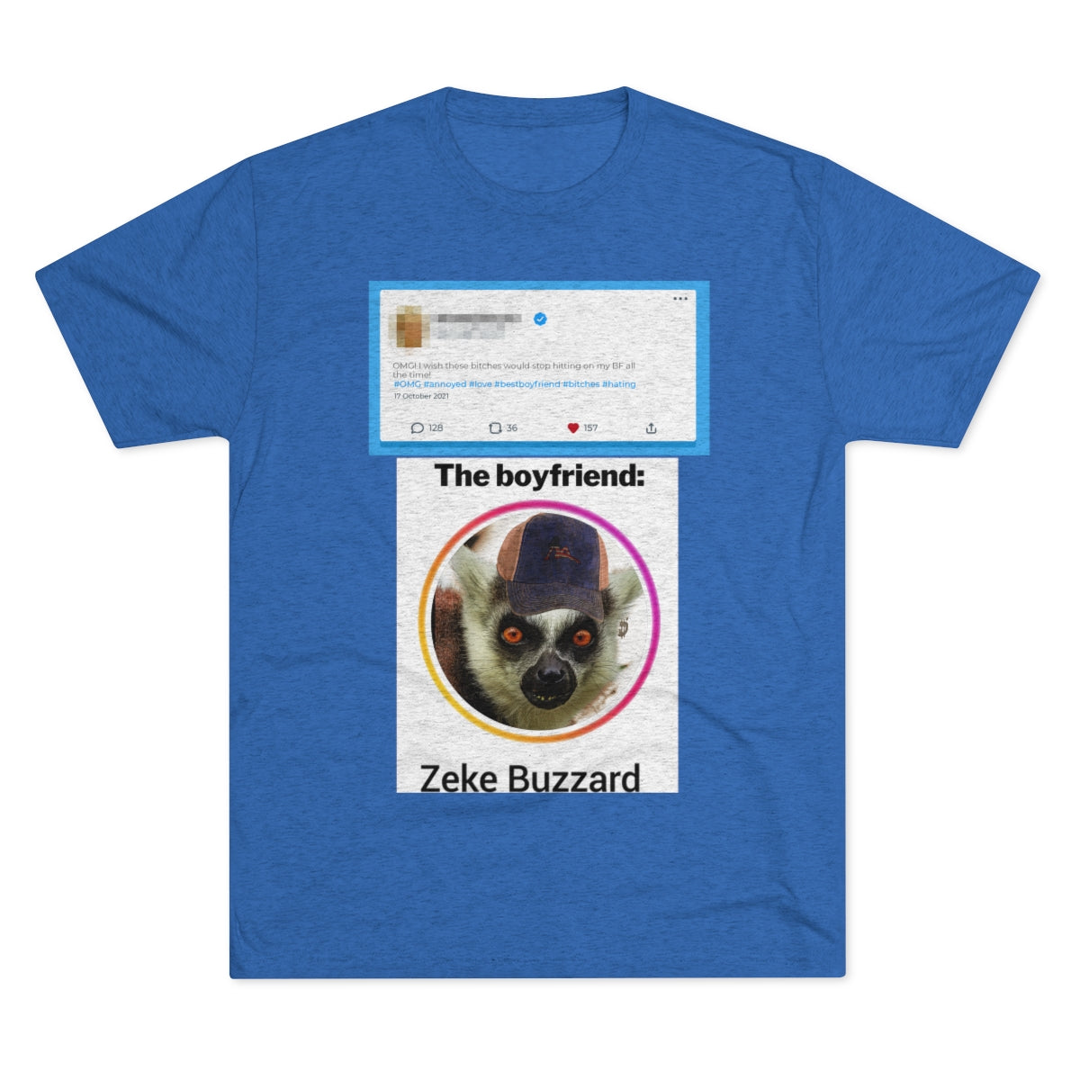 Precious Boyfriend Lemur Instagram Blast post- MenBrainStorm Tees