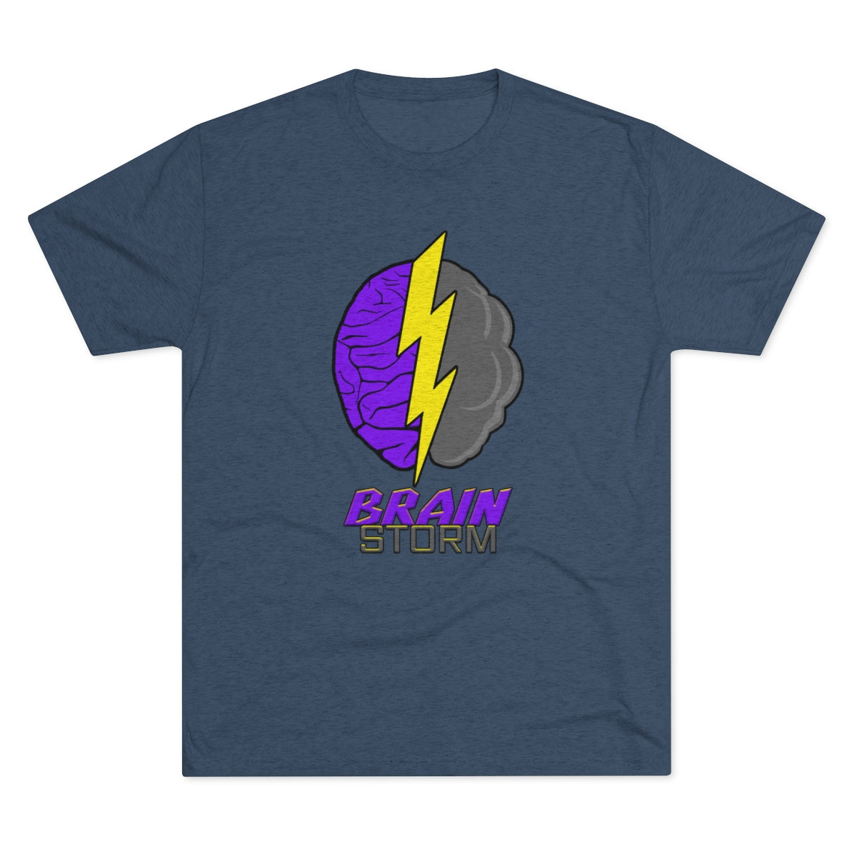 BrainStorm Logo Branded Tee- MenBrainStorm Tees