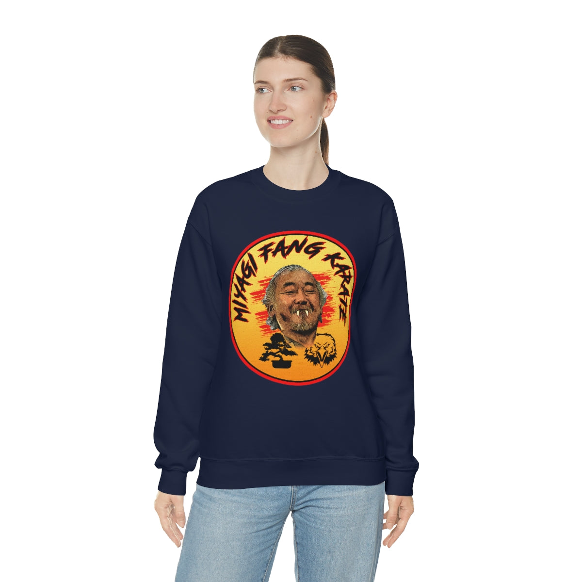 Mr. Myagi Fang - Cobra Kai - Unisex Heavy Blend™ Crewneck Sweatshirt