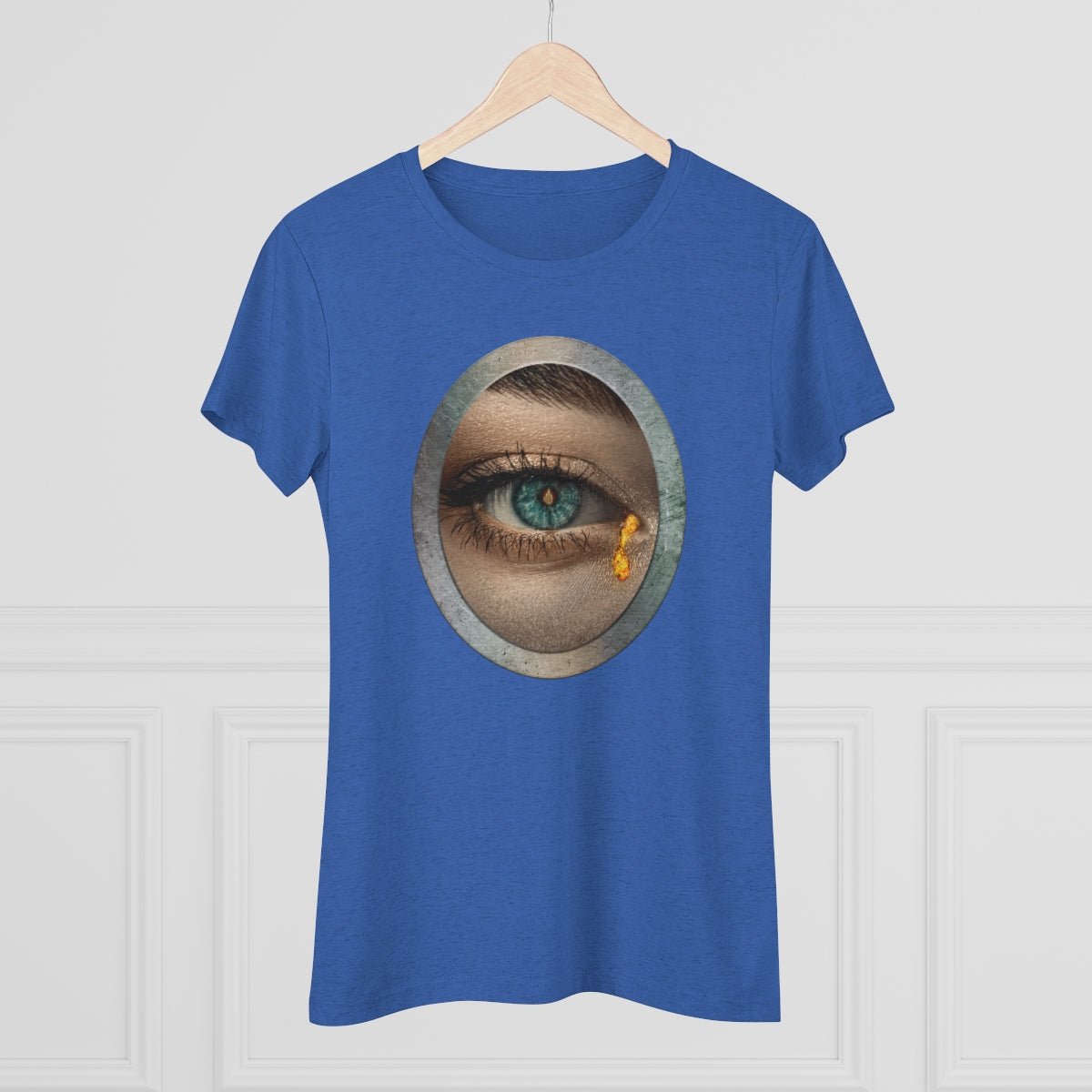 Middle Finger Eye is the Window to the Soul on fire- WomenBrainStorm Tees