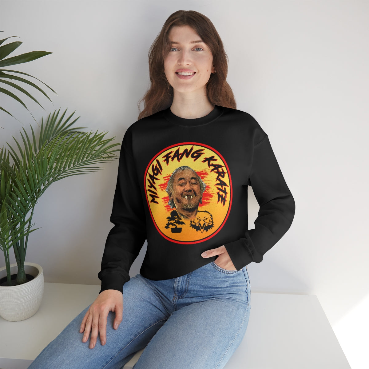 Mr. Myagi Fang - Cobra Kai - Unisex Heavy Blend™ Crewneck Sweatshirt