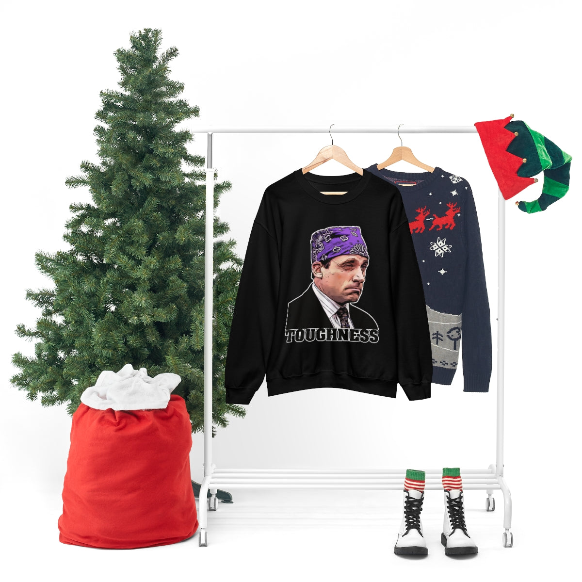 Toughness The Office "Prison Mike" - Unisex Heavy Blend™ Crewneck Sweatshirt