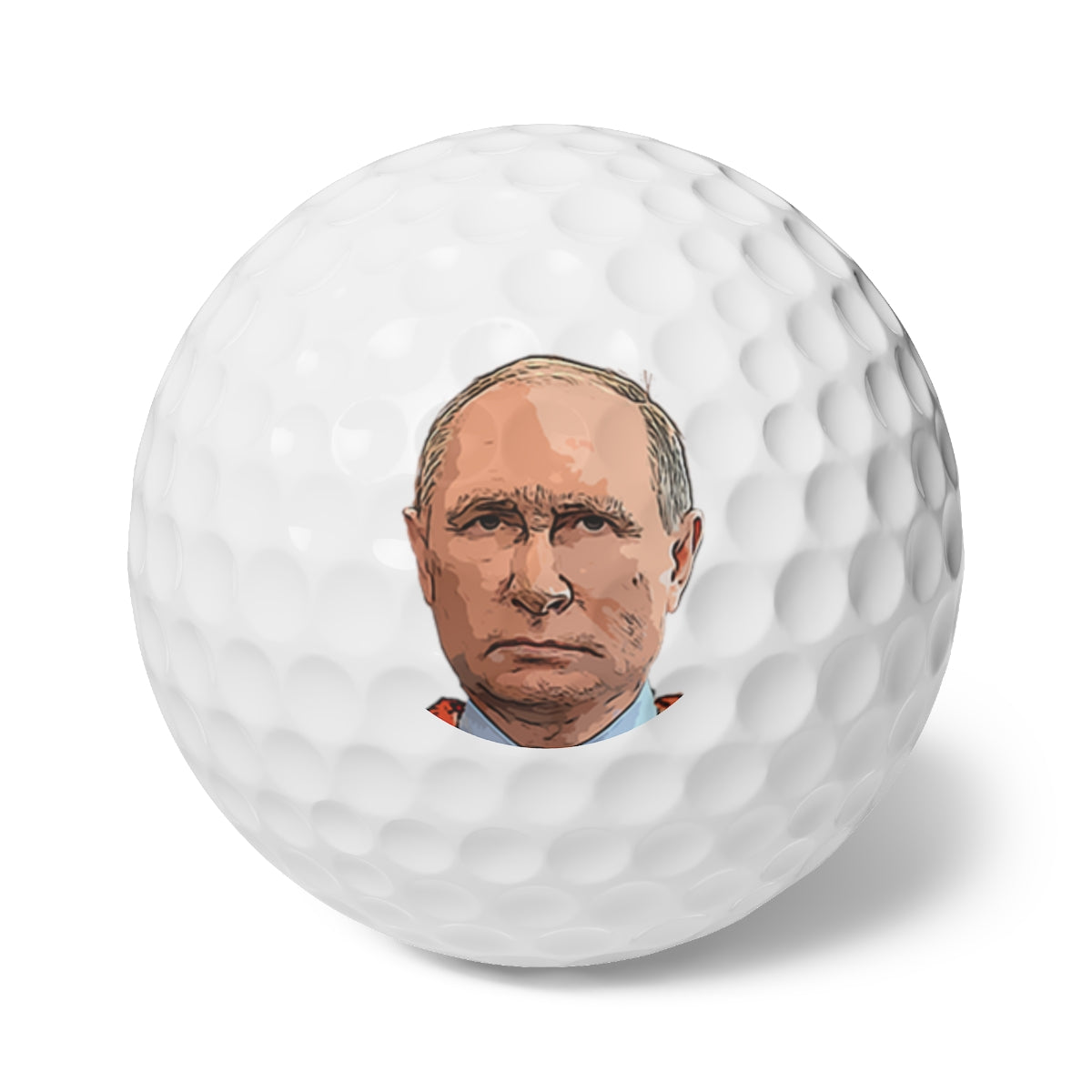 Putting Putin -Golf Balls, 6pcsBrainStorm Tees