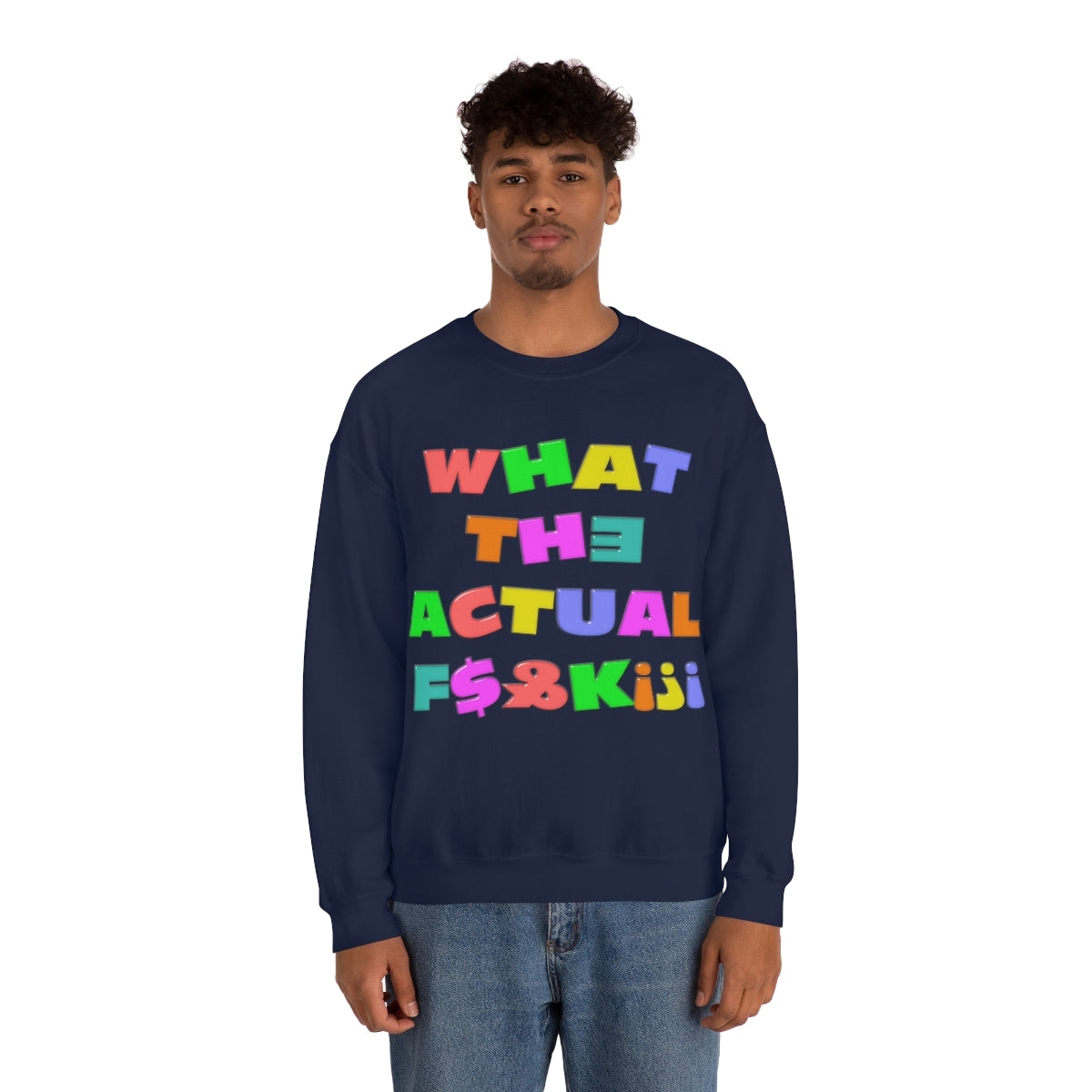 What The Actual F[product_title]K!?! Bright Letters Censored- Unisex Heavy Blend™ CBrainStorm Tees